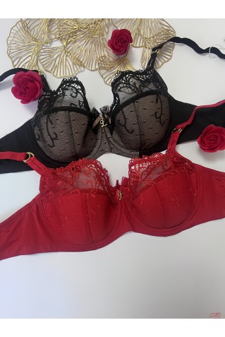 Бюстгальтер чашка напівпоролон з мереживом Lanny Mode 12298